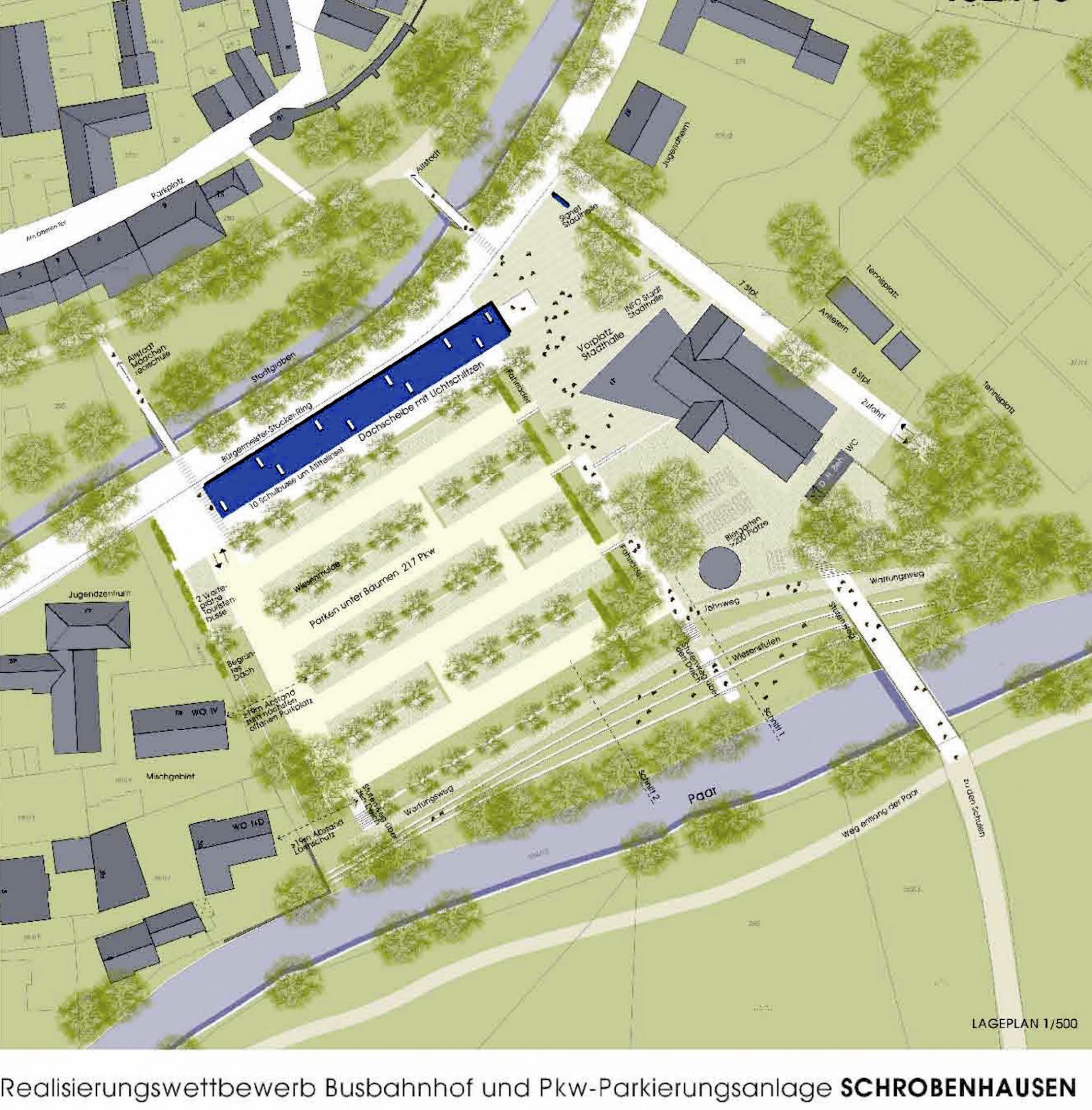 Realisierungswettbewerb Busbahnhof Schrobenhausen